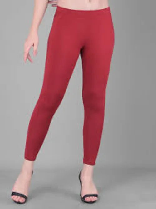 FLY BIRDS ANKLE FIT LEGGING MAROON AF11